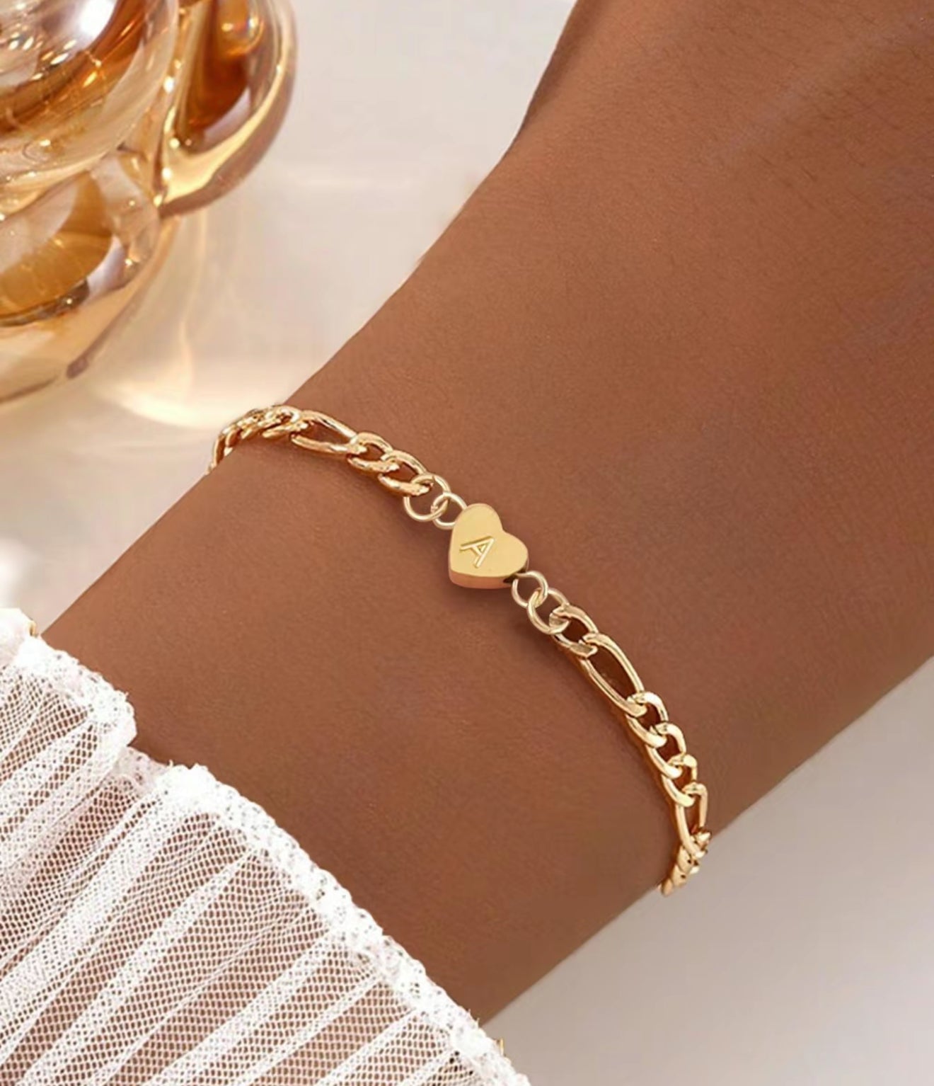 Amore Letter Heart Bracelet