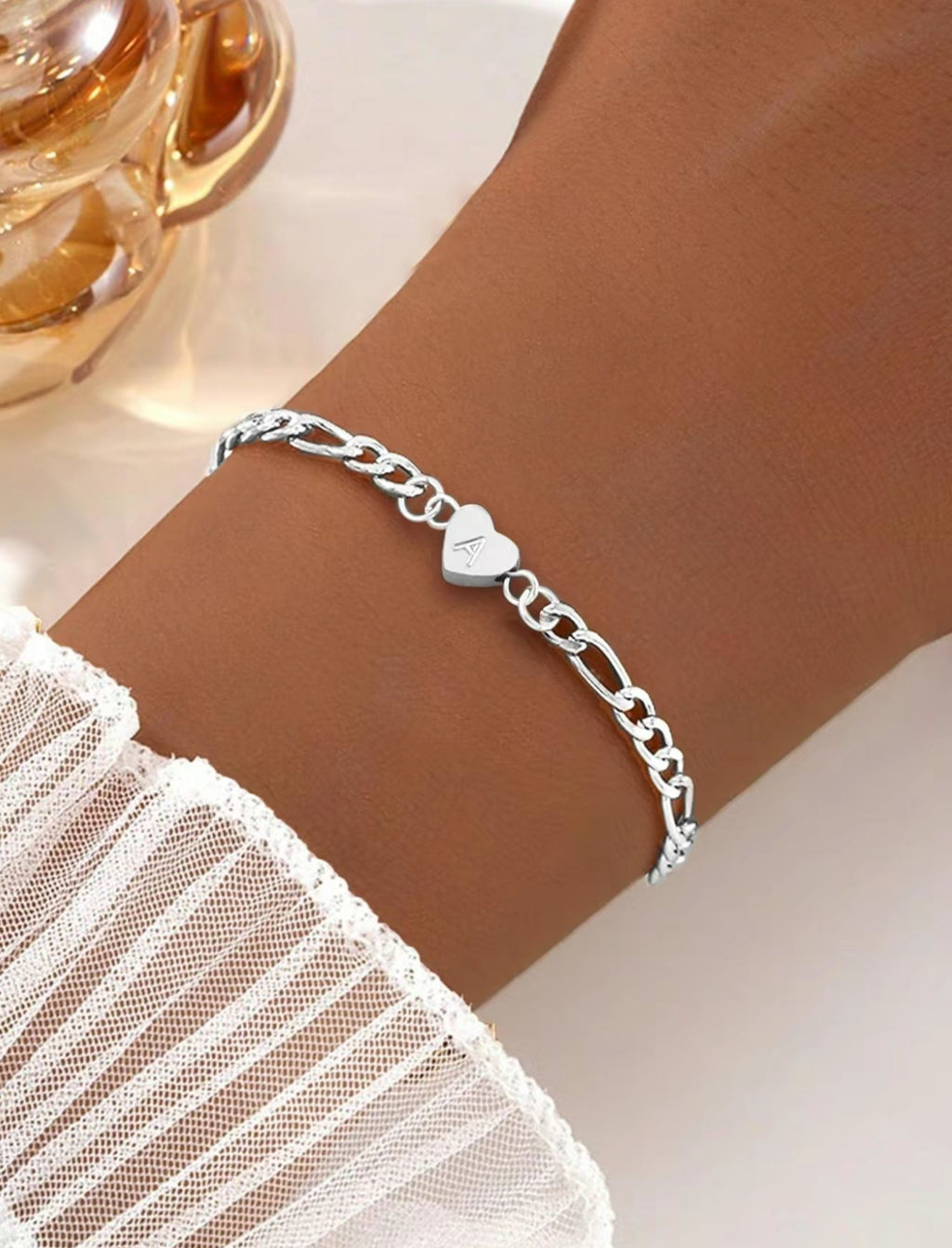 Amore Letter Heart Bracelet