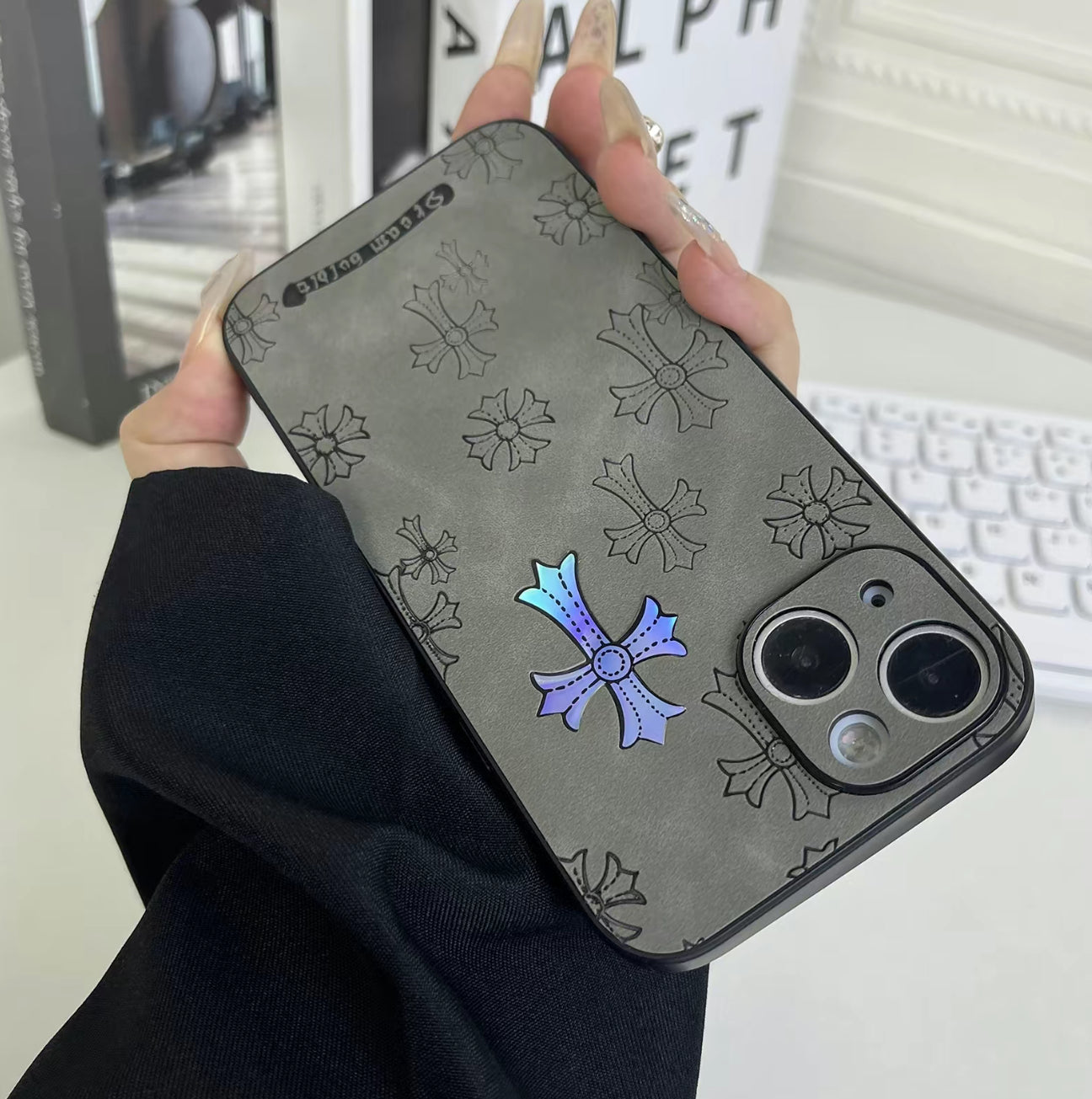 Chrome Style Designer iPhone Case