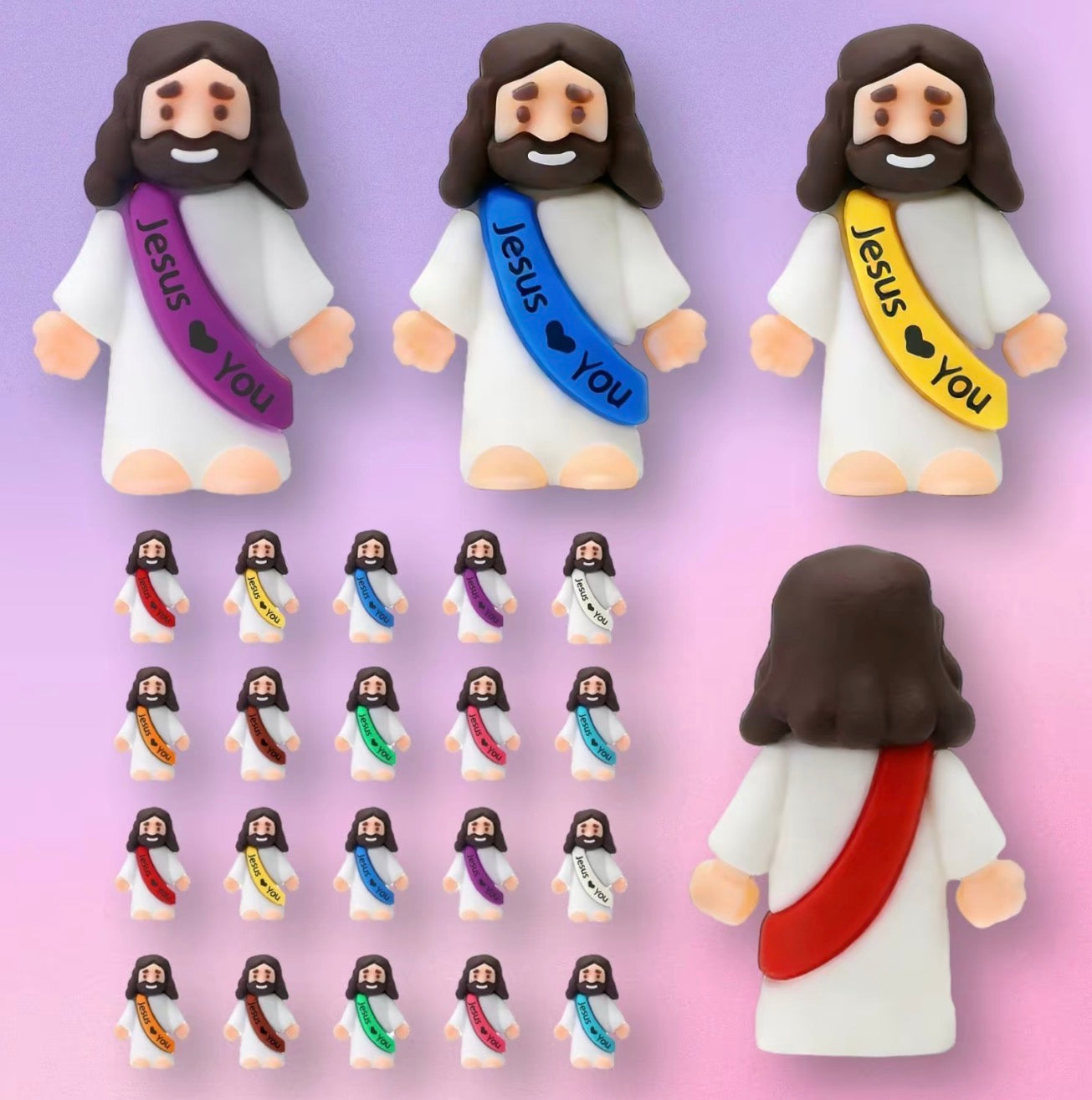 45 Pcs Mini Jesus Figures