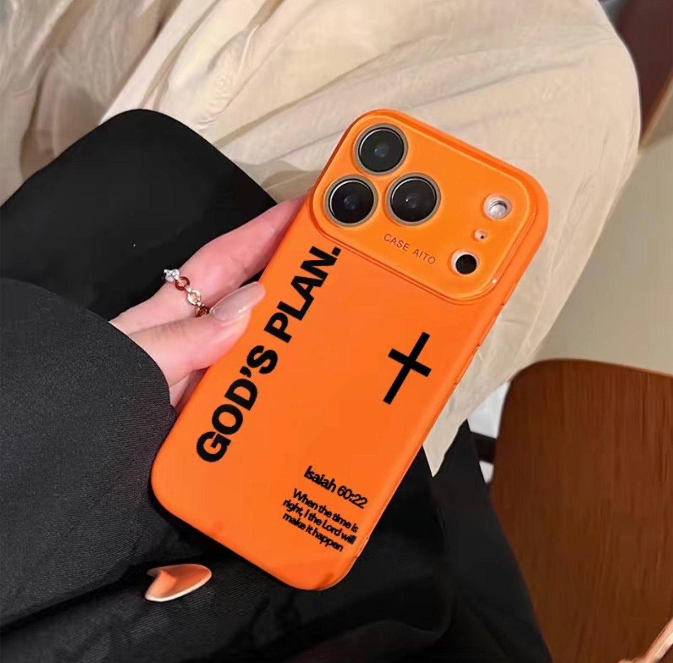 God's Plan. iPhone Case
