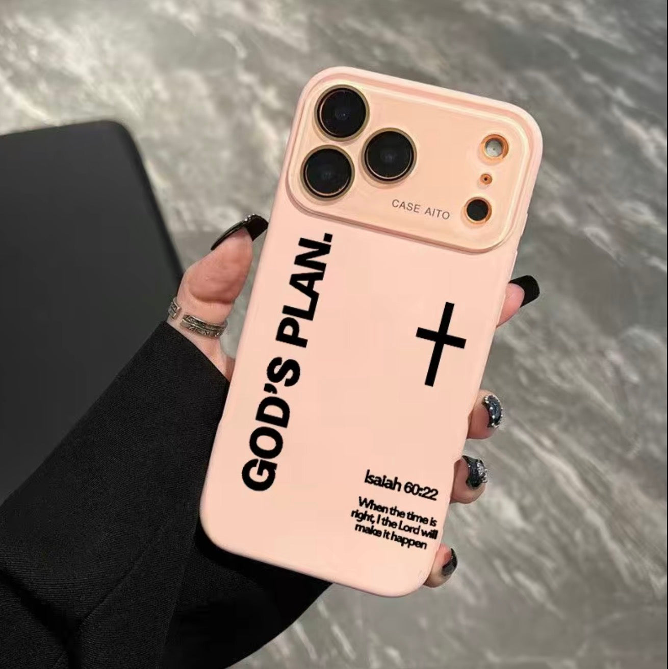 God's Plan. iPhone Case