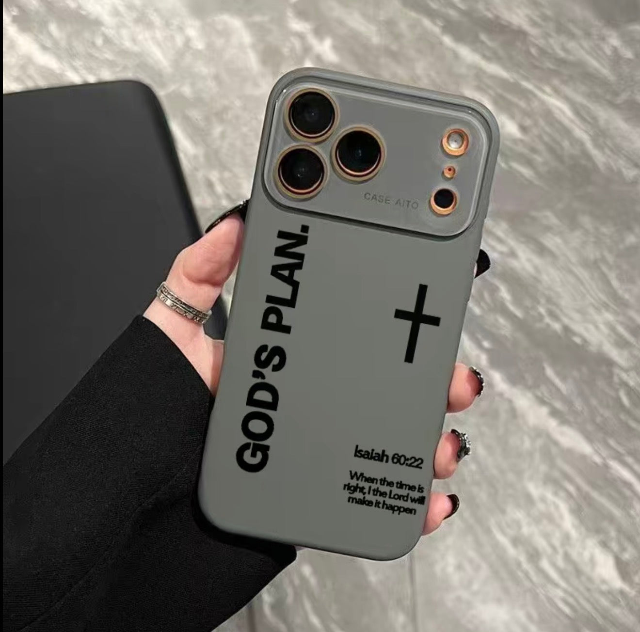 God's Plan. iPhone Case