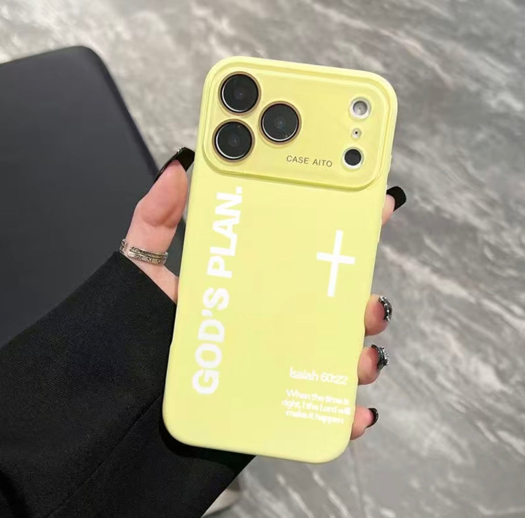 God's Plan. iPhone Case