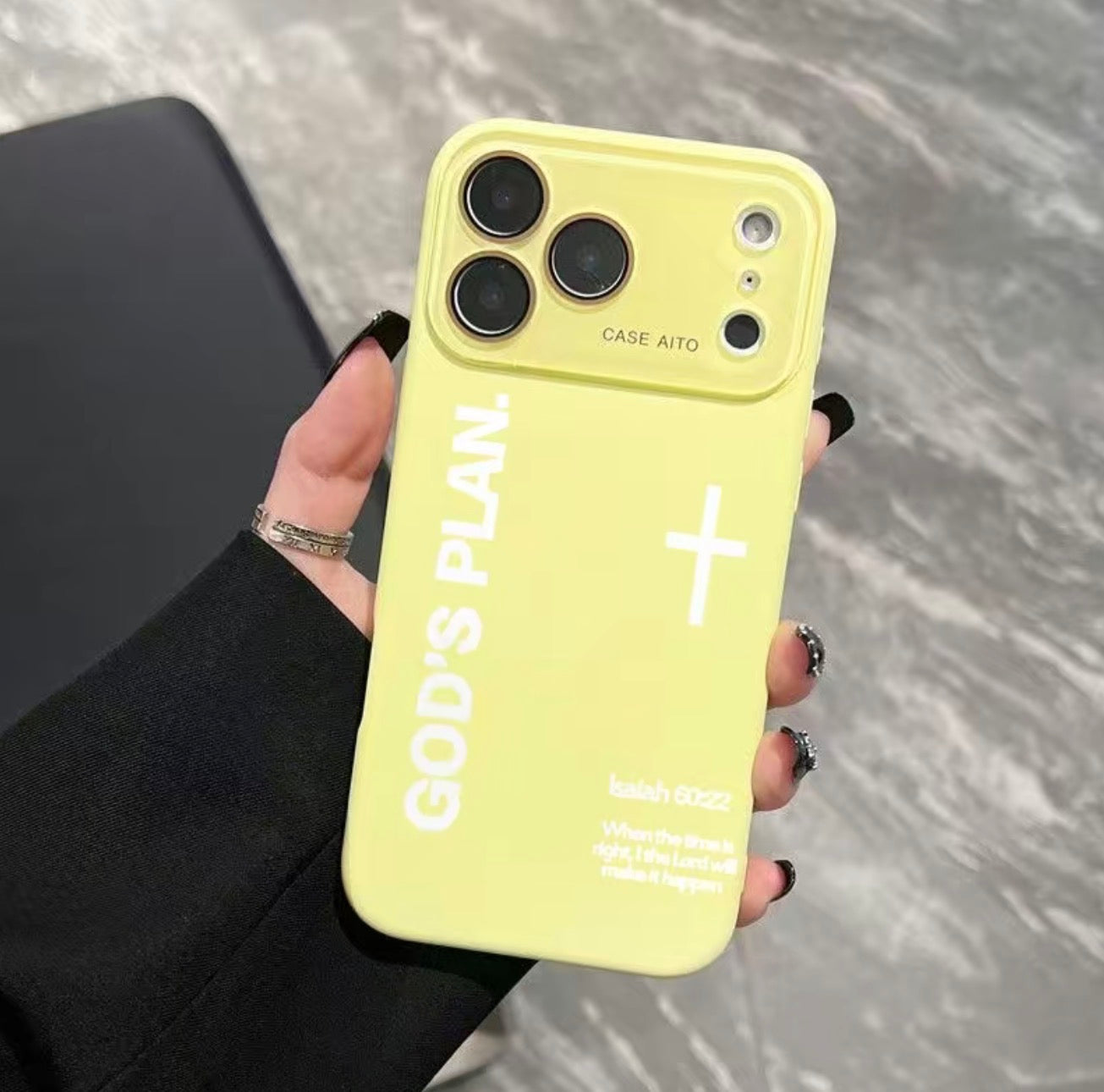 God's Plan. iPhone Case