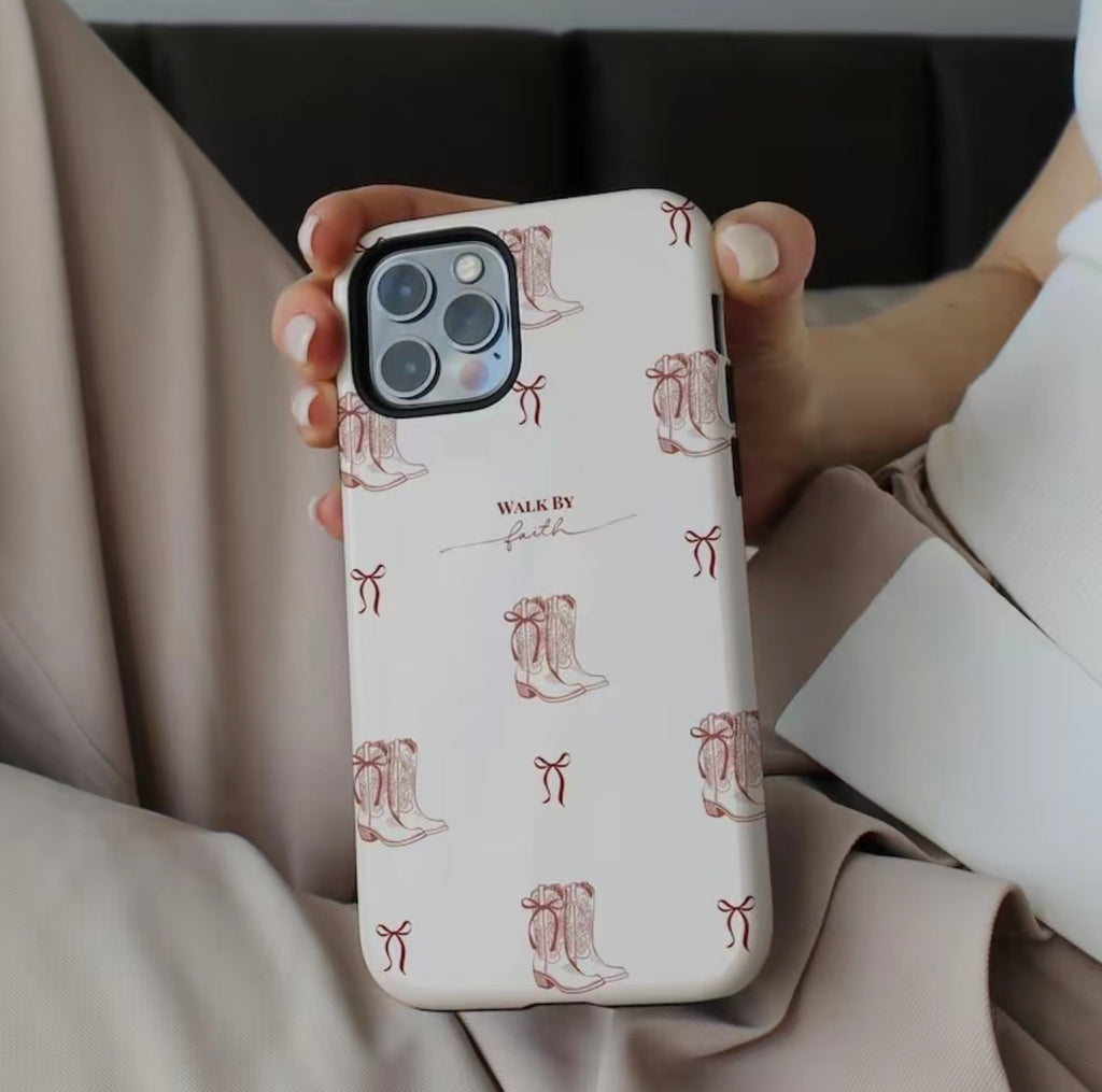 Walk By Faith iPhone Case