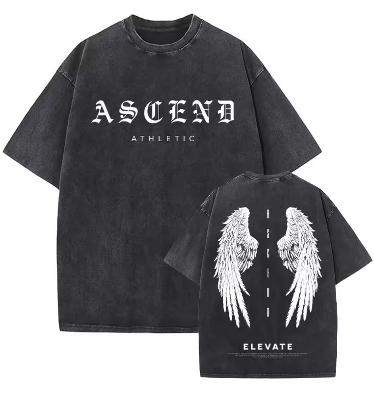 Acend Elevate with Jesus Vintage Washed T-shirt Men